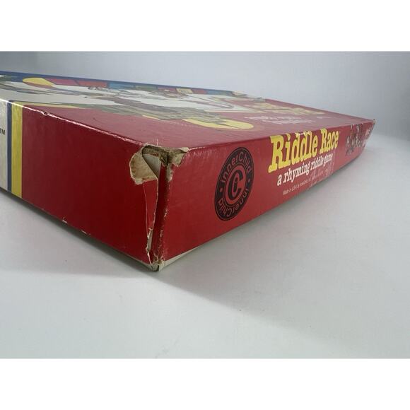 Vintage Riddle Race Board Game Replacement Pieces Educational Rhyming Reading - Picture 5 of 13